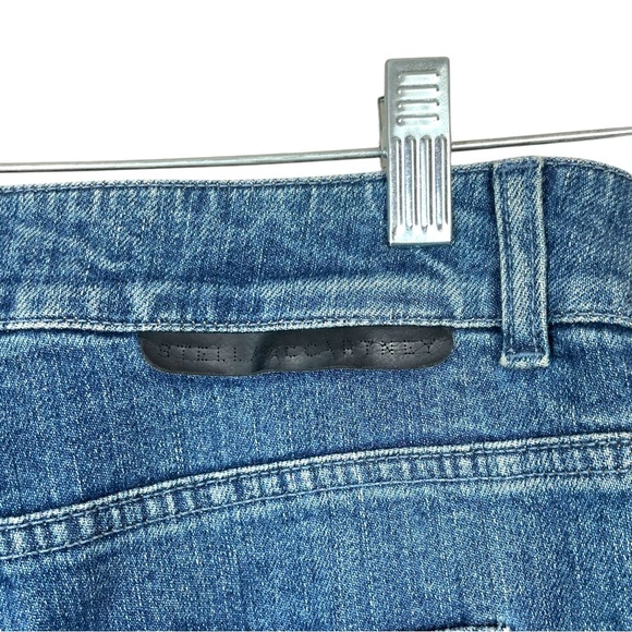 Stella McCartney Denim Jeans Bootcut Women Size 28 Blue  Flip Pockets Patched - Picture 11 of 15